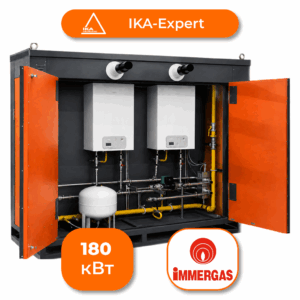 Газовый котел наружного размещения 180 кВт сдвоенный Immergas ТГН-ИКА-Эксперт-1-180-VP100-K-X