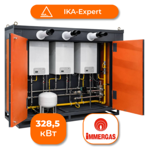 Газовый котел наружного размещения 328,5 кВт тройной Immergas ТГН-ИКА-Эксперт-1-270-VP100-K-X
