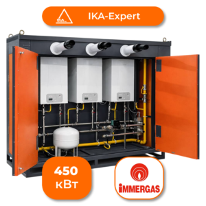 Газовый котел наружного размещения 450 кВт тройной Immergas ТГН-ИКА-Эксперт-1-450-VP150-K-X