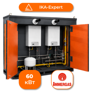 Газовый котел наружного размещения 60 кВт сдвоенный Immergas ТГН-ИКА-Эксперт-1-60-IT30-KSD-HSBN